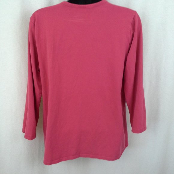 HP Motherhood womens top t-shirt L Maternity Pink - Picture 2 of 7